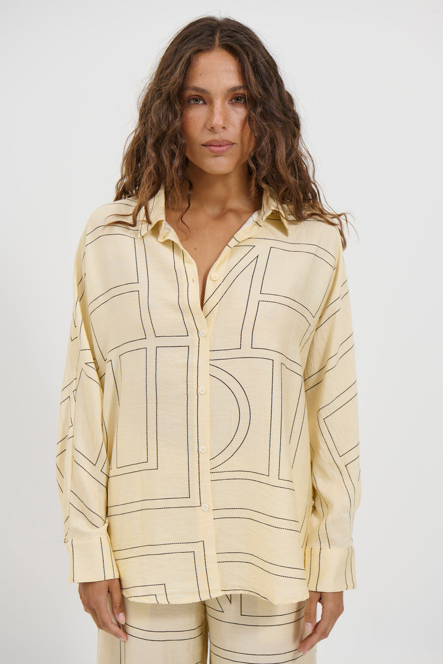 Tassie Long Sleeve Top Cream