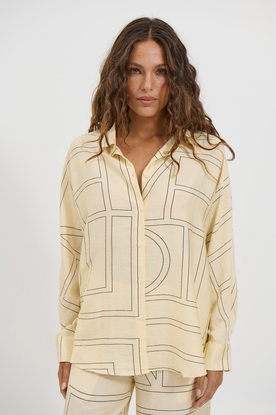 Tassie Long Sleeve Top Cream