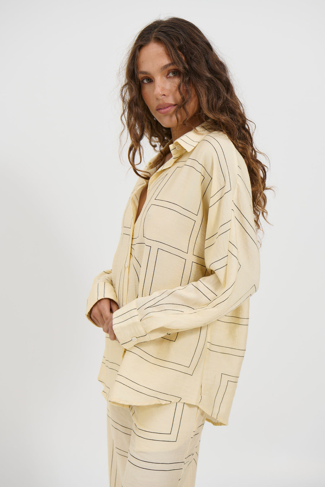 Tassie Long Sleeve Top Cream