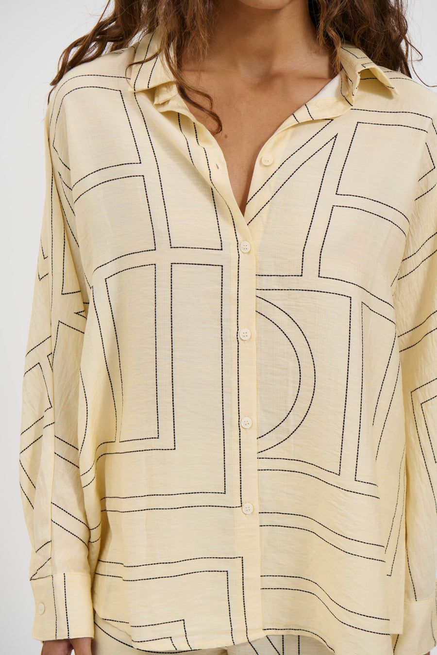 Tassie Long Sleeve Top Cream