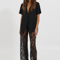 Karla Short Sleeve Shirt Black