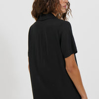 Karla Short Sleeve Shirt Black