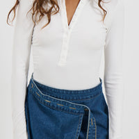 Lara Bodysuit White