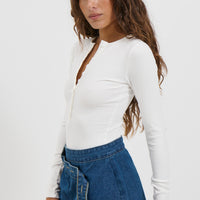 Lara Bodysuit White