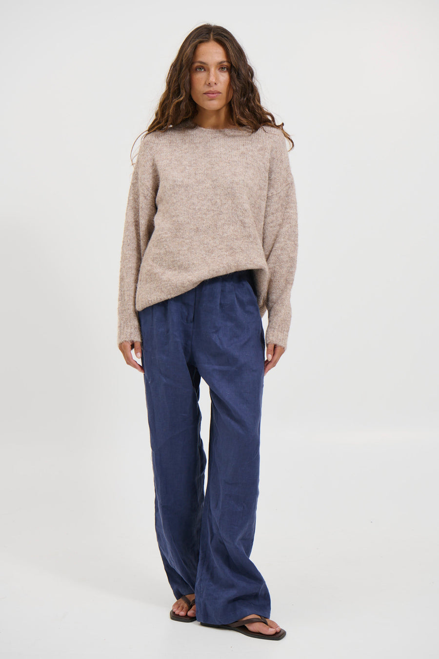 Stephanie Knit Jumper Mocha