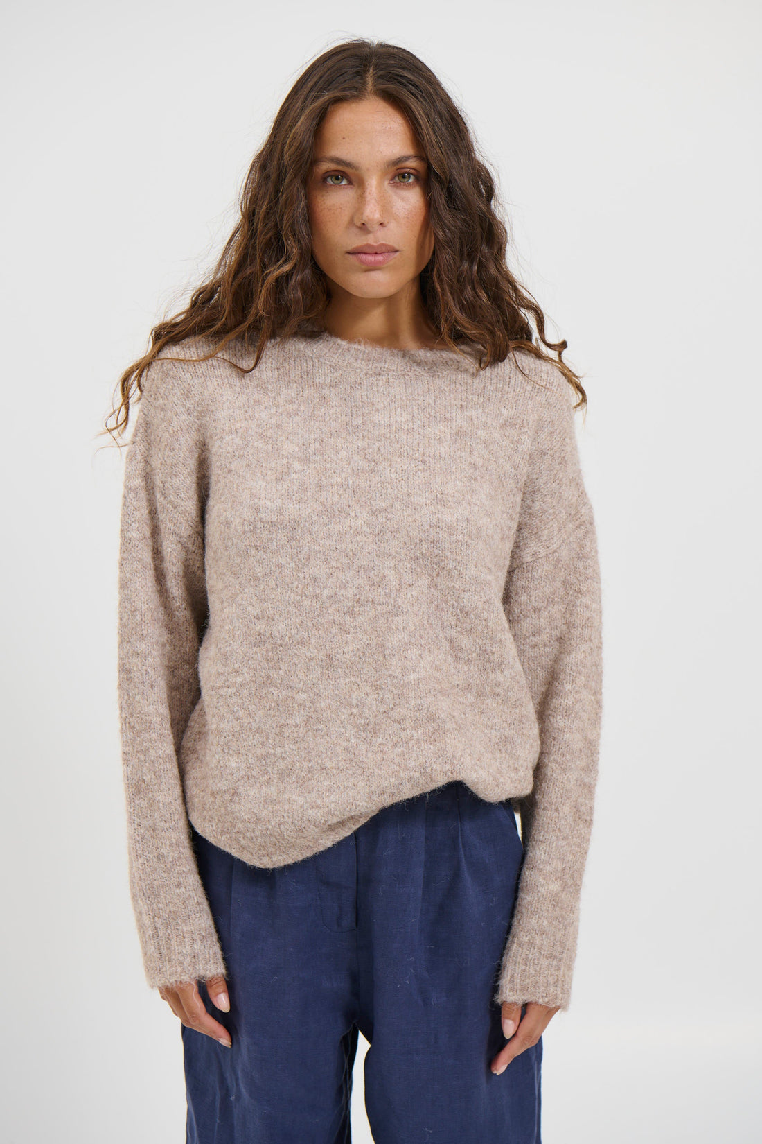 Stephanie Knit Jumper Mocha