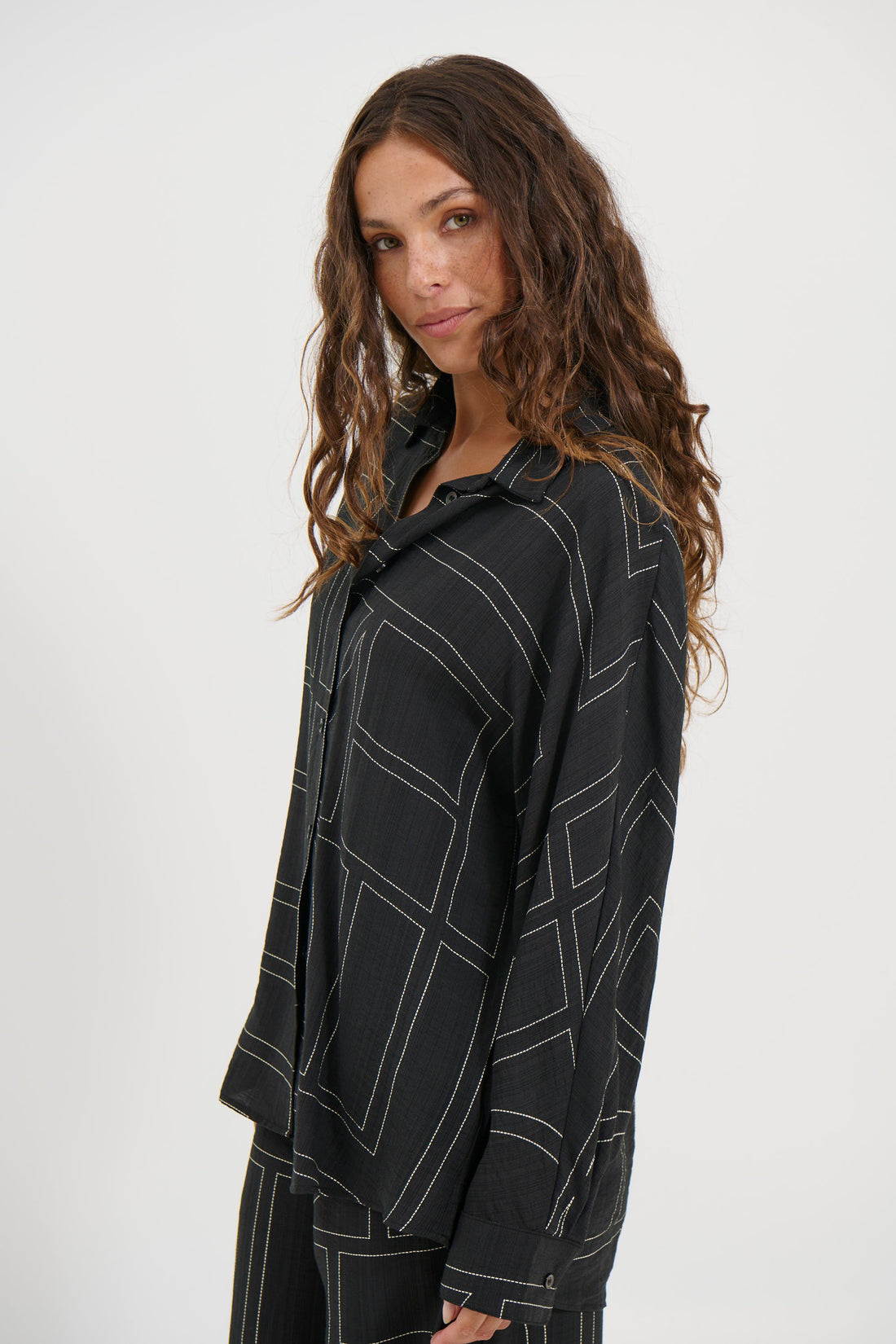 Tassie Long Sleeve Top Black