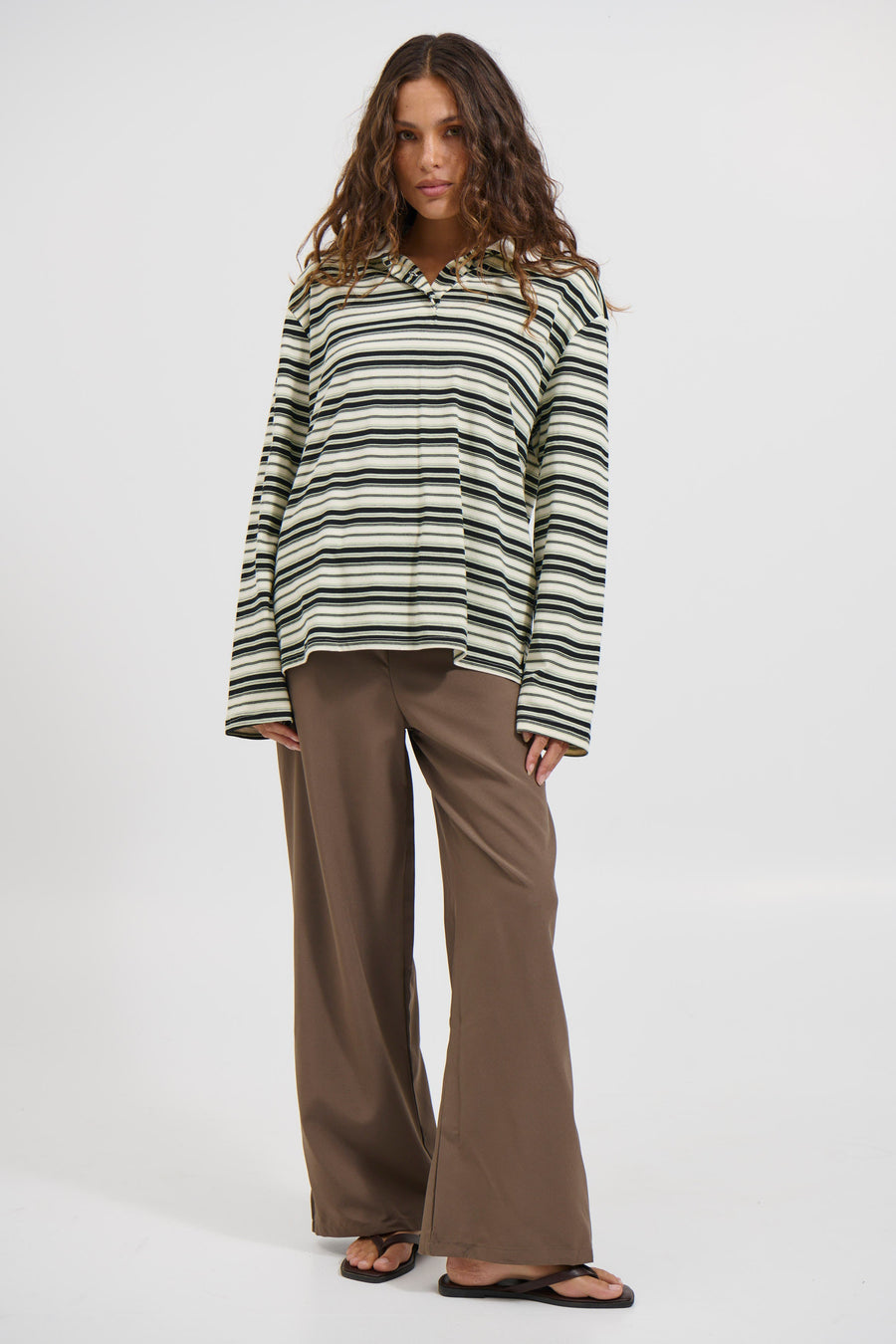 Arna Rugby Sweater Beige