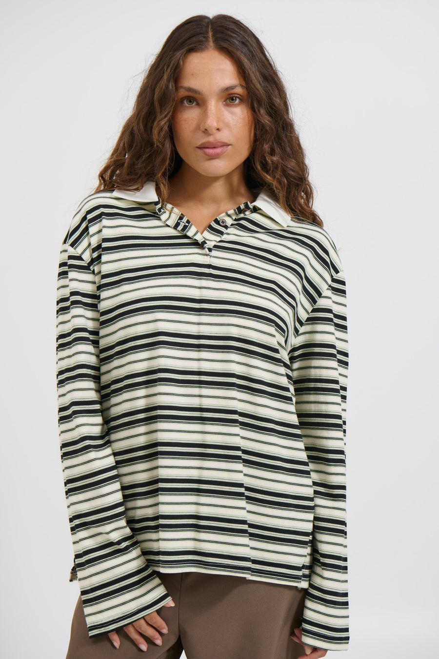 Arna Rugby Sweater Beige