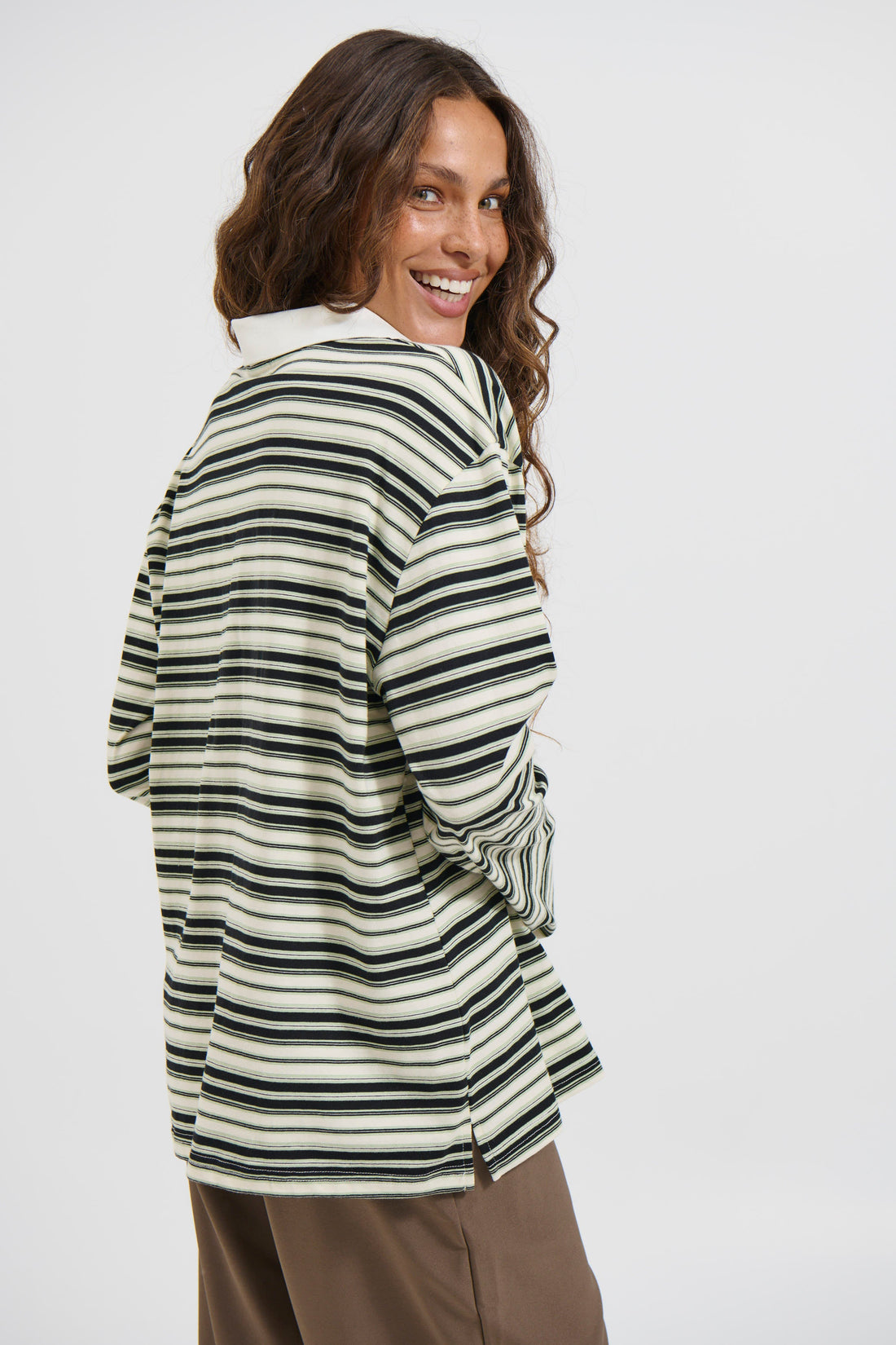 Arna Rugby Sweater Beige