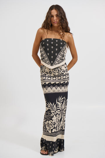 Miranto Maxi Skirt Milosa Black