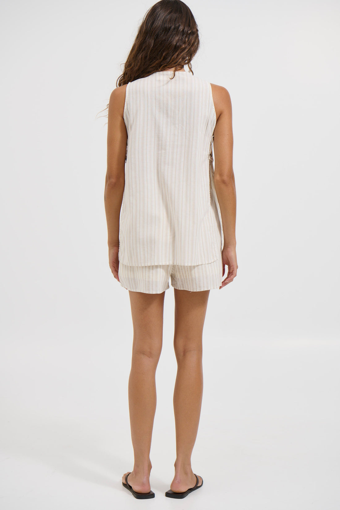 Bonnie Set Sand Stripe