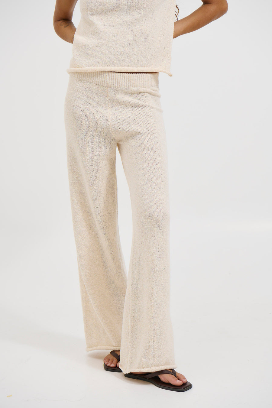 Jen Knit Pant Cream