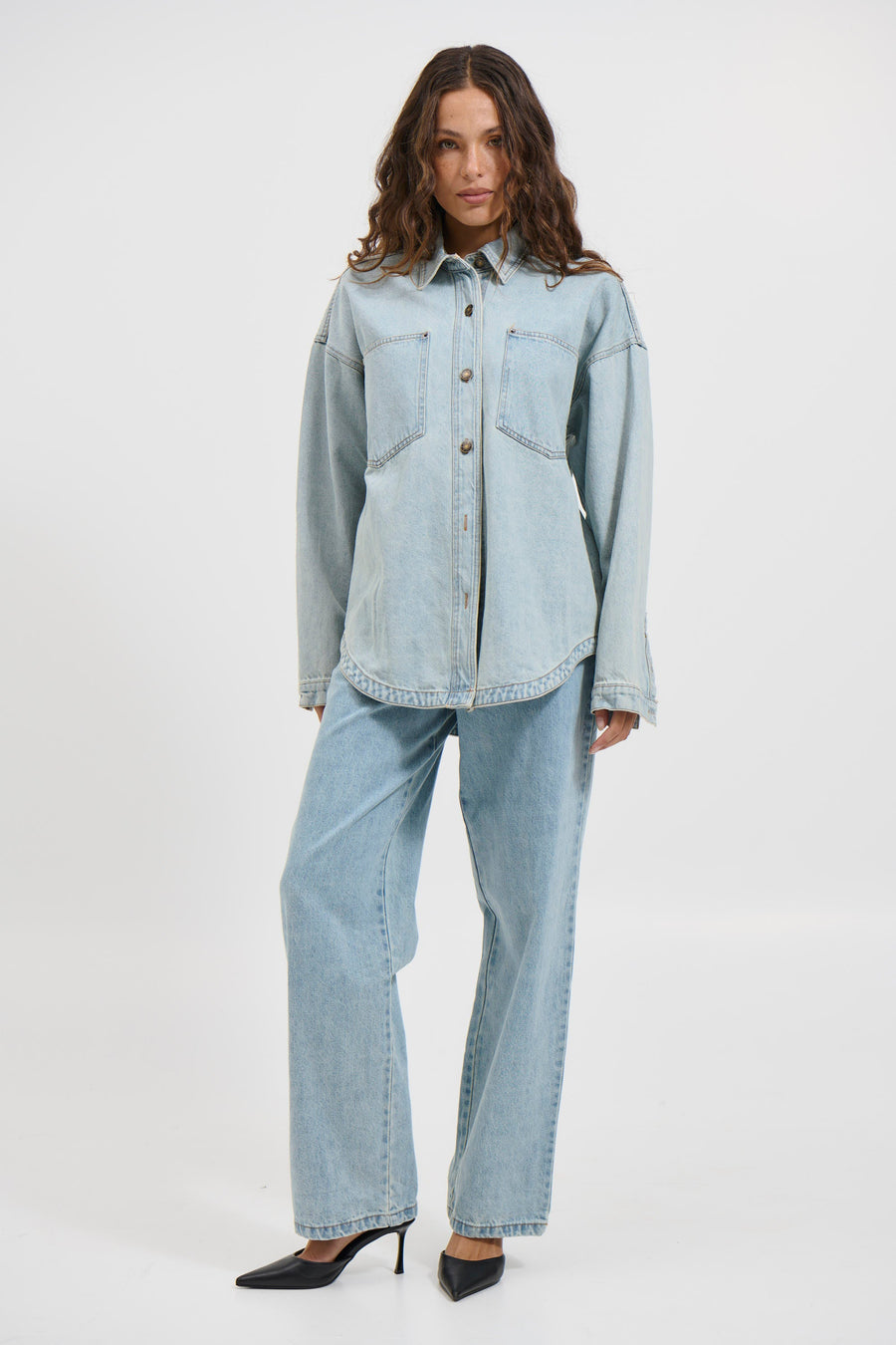 Marcy Shacket Vintage Blue