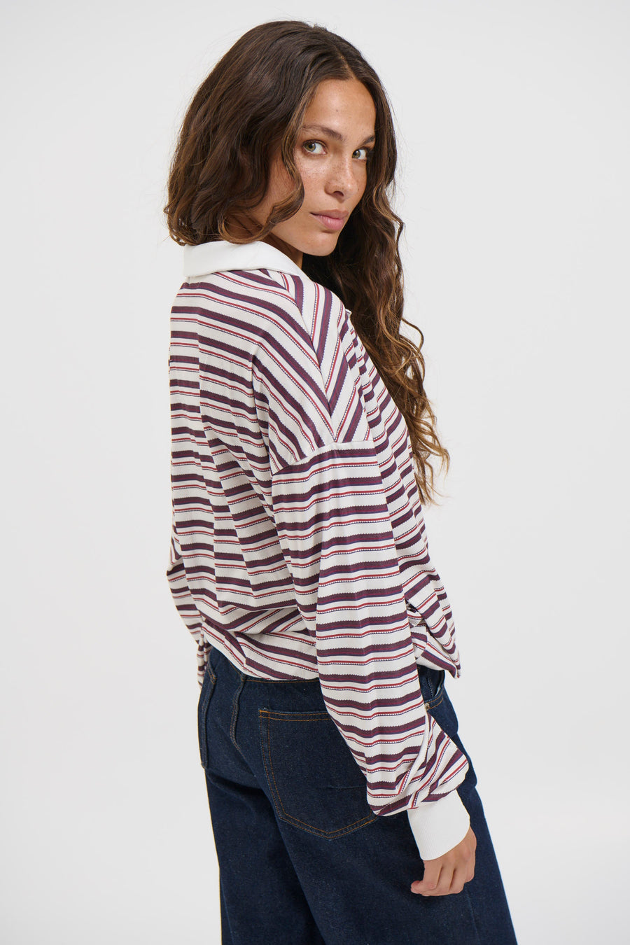 Wynter Rugby Sweater Berry