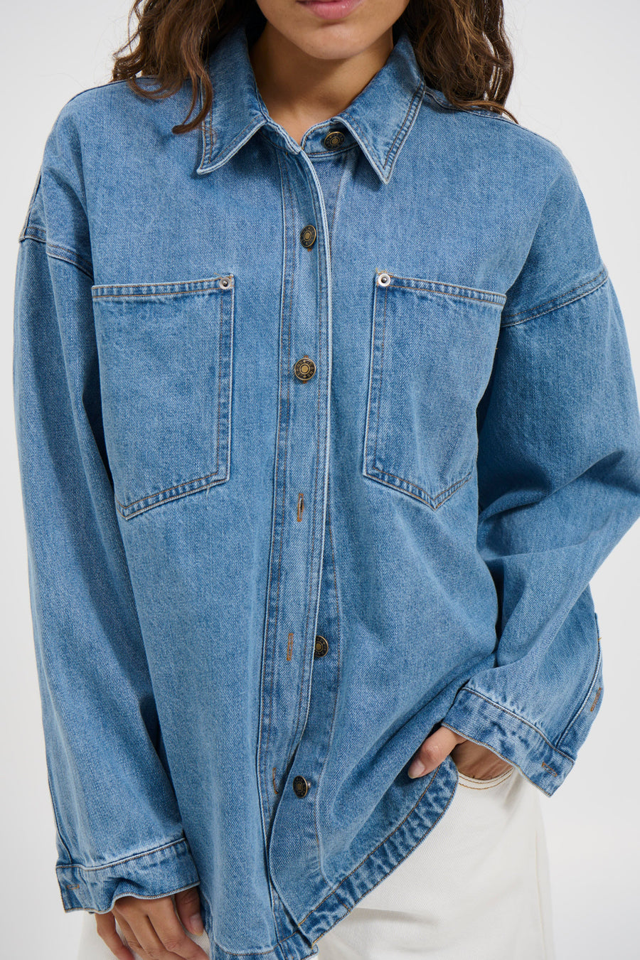 Marcy Shacket Blue