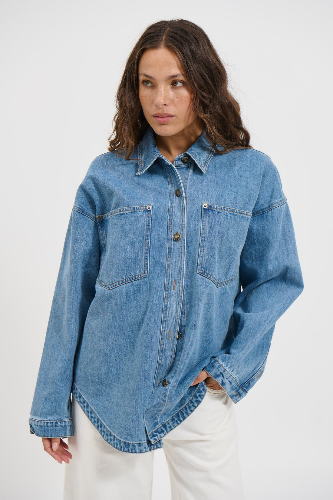 Marcy Shacket Blue