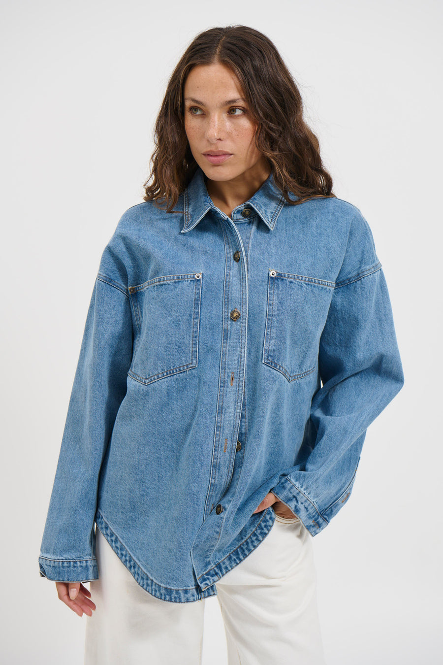 Marcy Shacket Blue