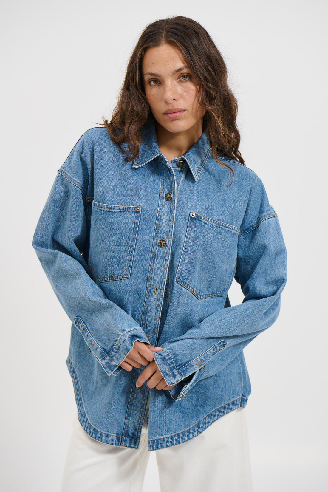 Marcy Shacket Blue
