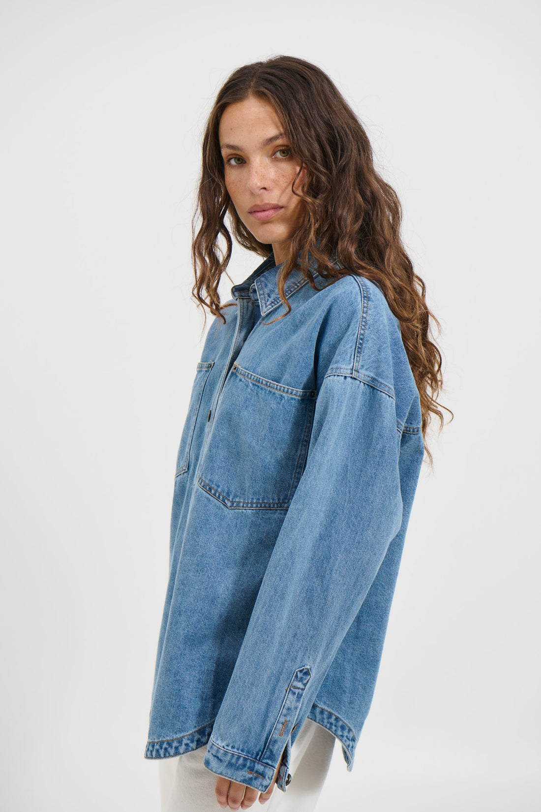 Marcy Shacket Blue