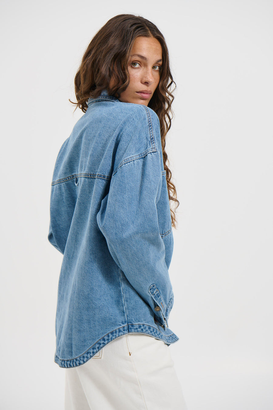 Marcy Shacket Blue