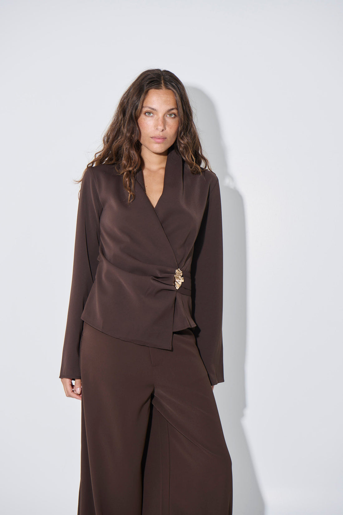 Sharna Top Dark Brown