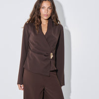 Sharna Top Dark Brown
