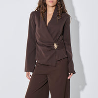 Sharna Top Dark Brown