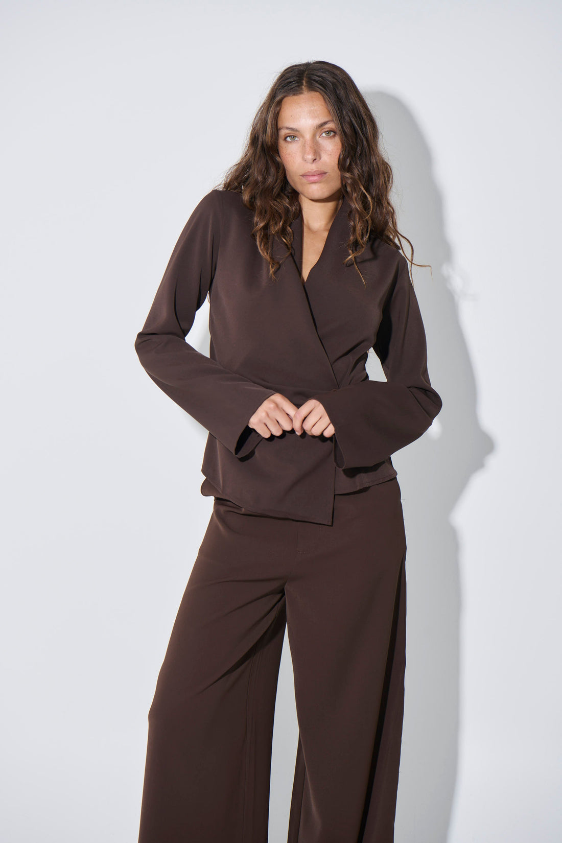 Sharna Top Dark Brown