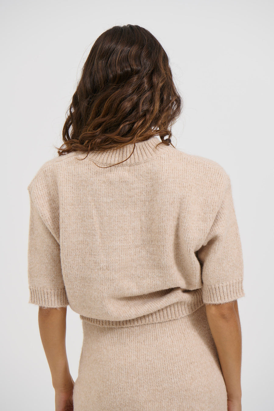 Haze Short Sleeve Jumper Oat