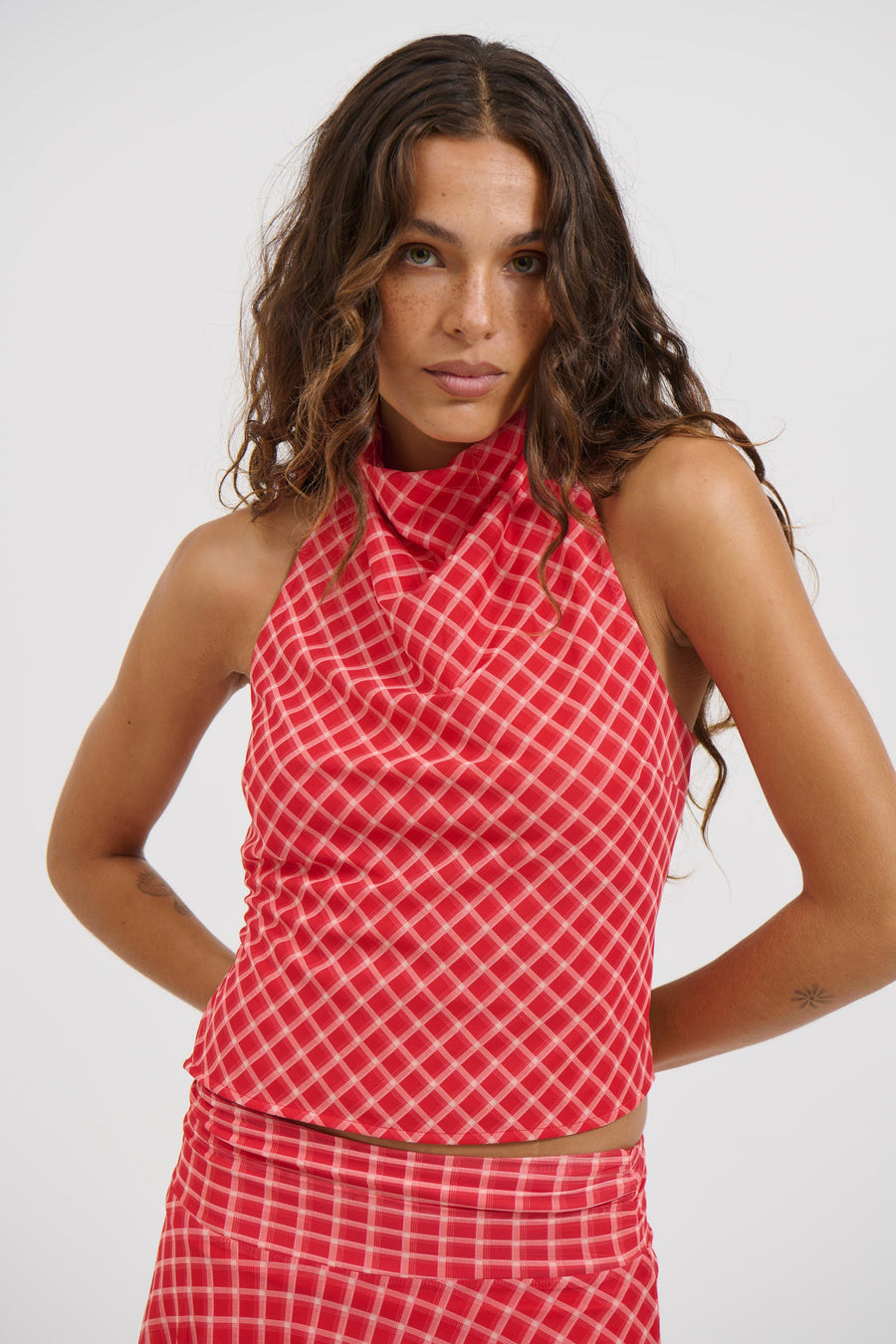 Adeline Top Red
