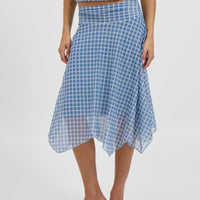 Adeline Midi Skirt Blue