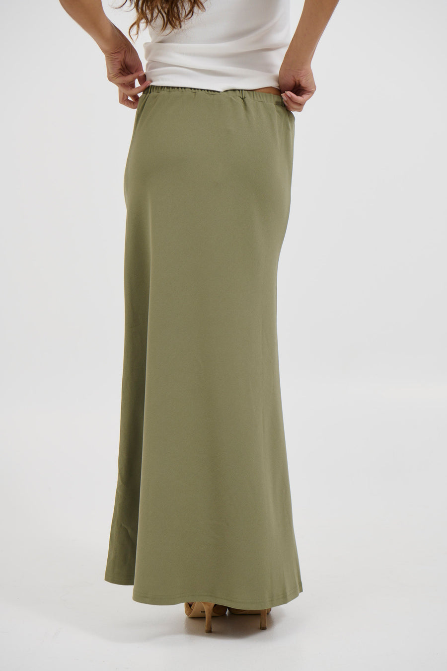 Bell Maxi Skirt Moss - FINAL SALE