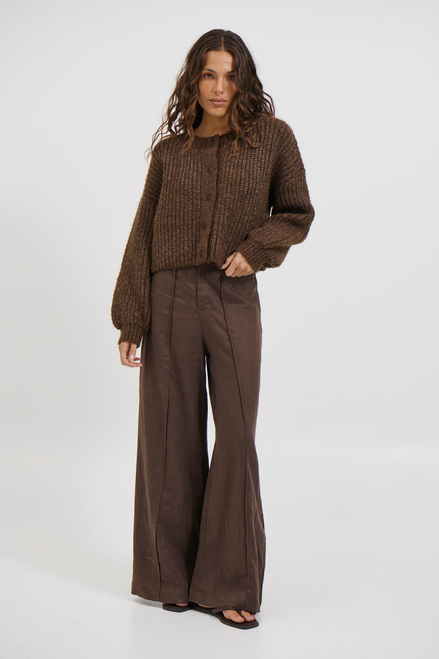Valley Cardigan Chocolate