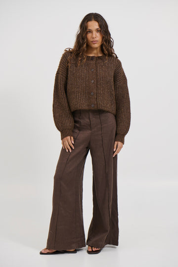 Valley Cardigan Chocolate