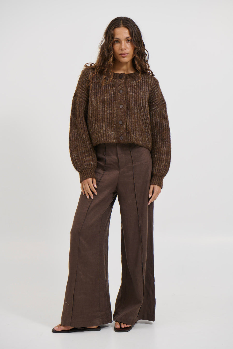 Valley Cardigan Chocolate