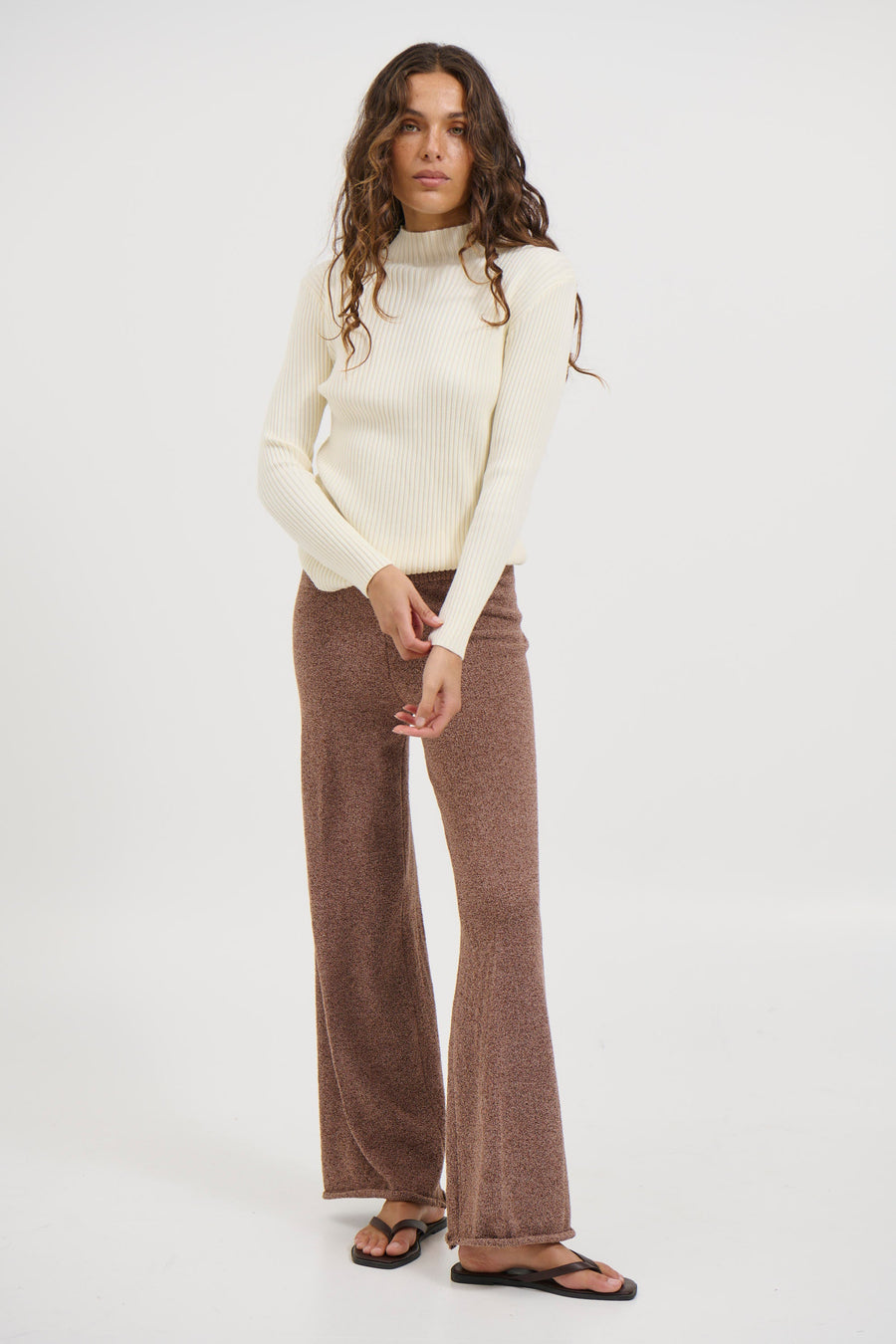 Jen Knit Pant Hazelnut