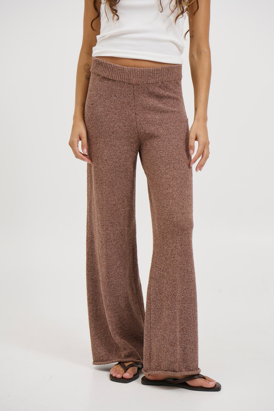 Jen Knit Pant Hazelnut