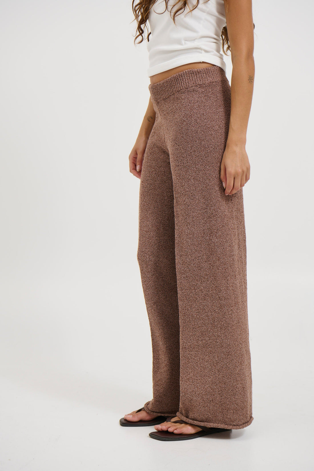 Jen Knit Pant Hazelnut