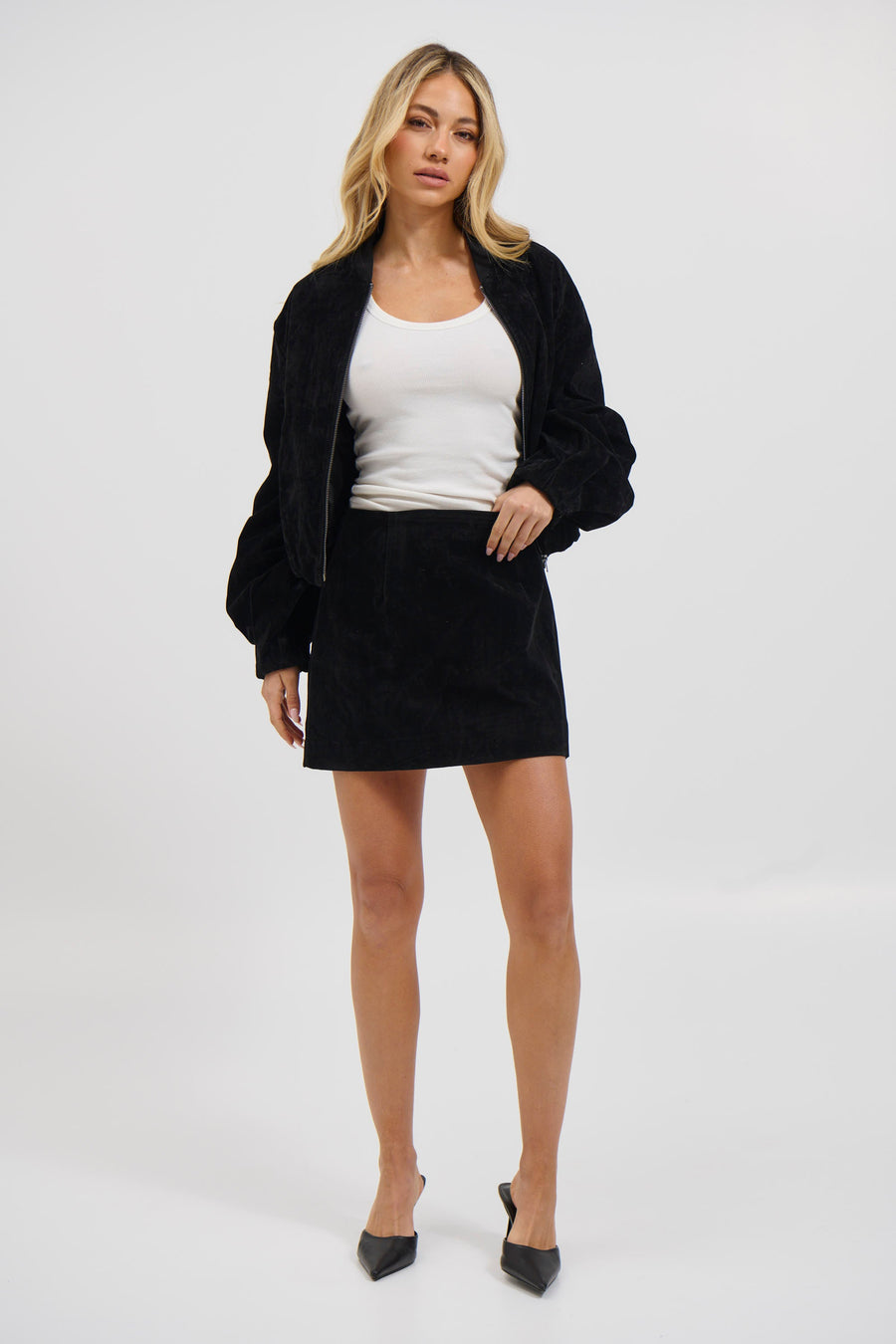 Clara Mini Skirt Black