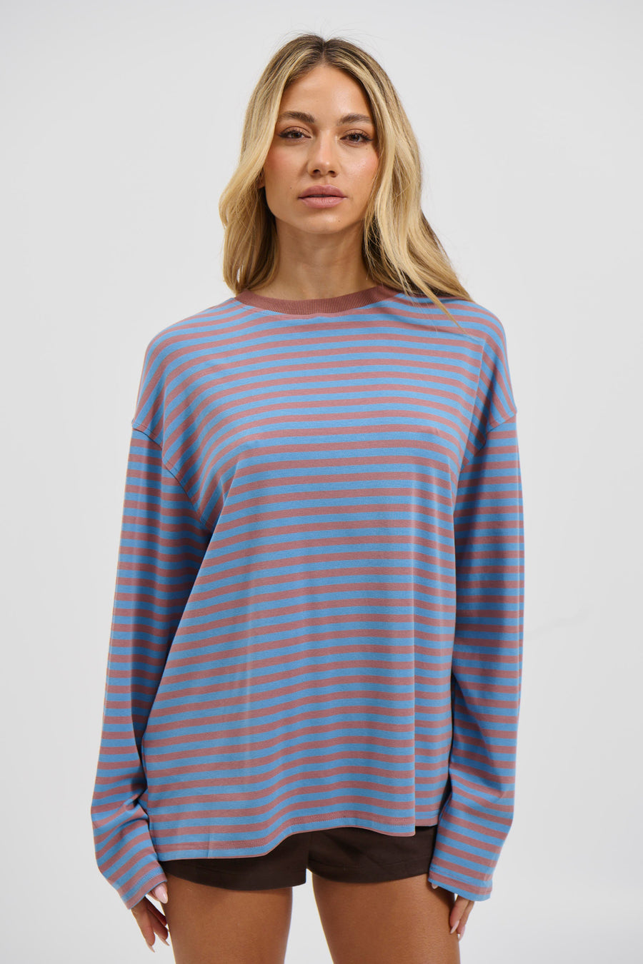 Asher Long Sleeve Chocolate