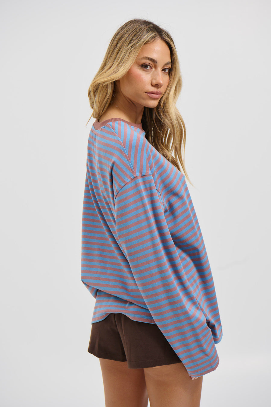 Asher Long Sleeve Chocolate