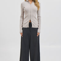Tavia Long Sleeve Pebble