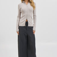 Tavia Long Sleeve Pebble