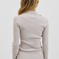 Tavia Long Sleeve Pebble