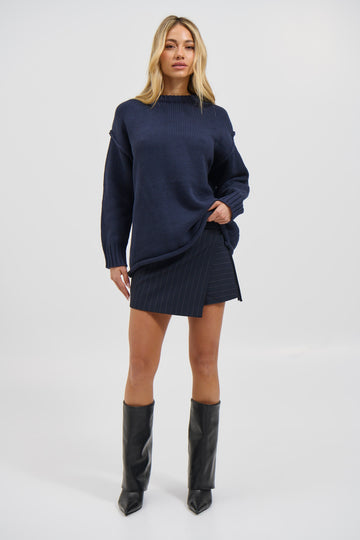 Toni Knit Jumper Navy