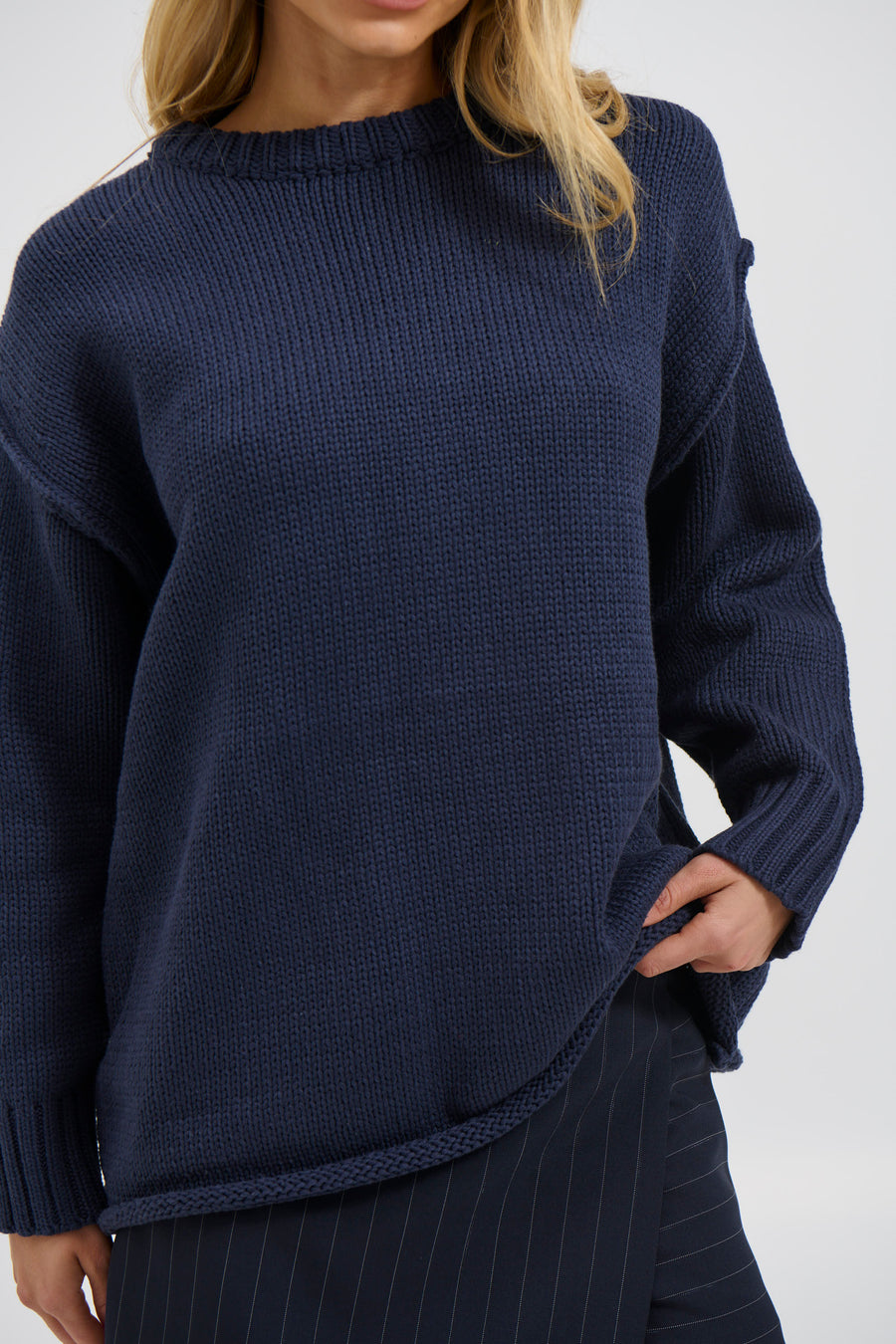 Toni Knit Jumper Navy
