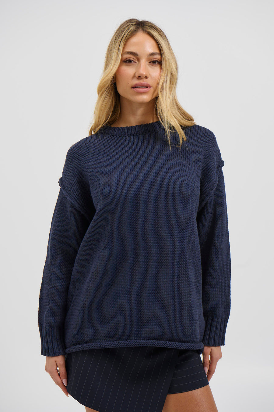 Toni Knit Jumper Navy