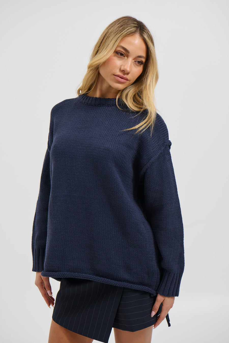 Toni Knit Jumper Navy