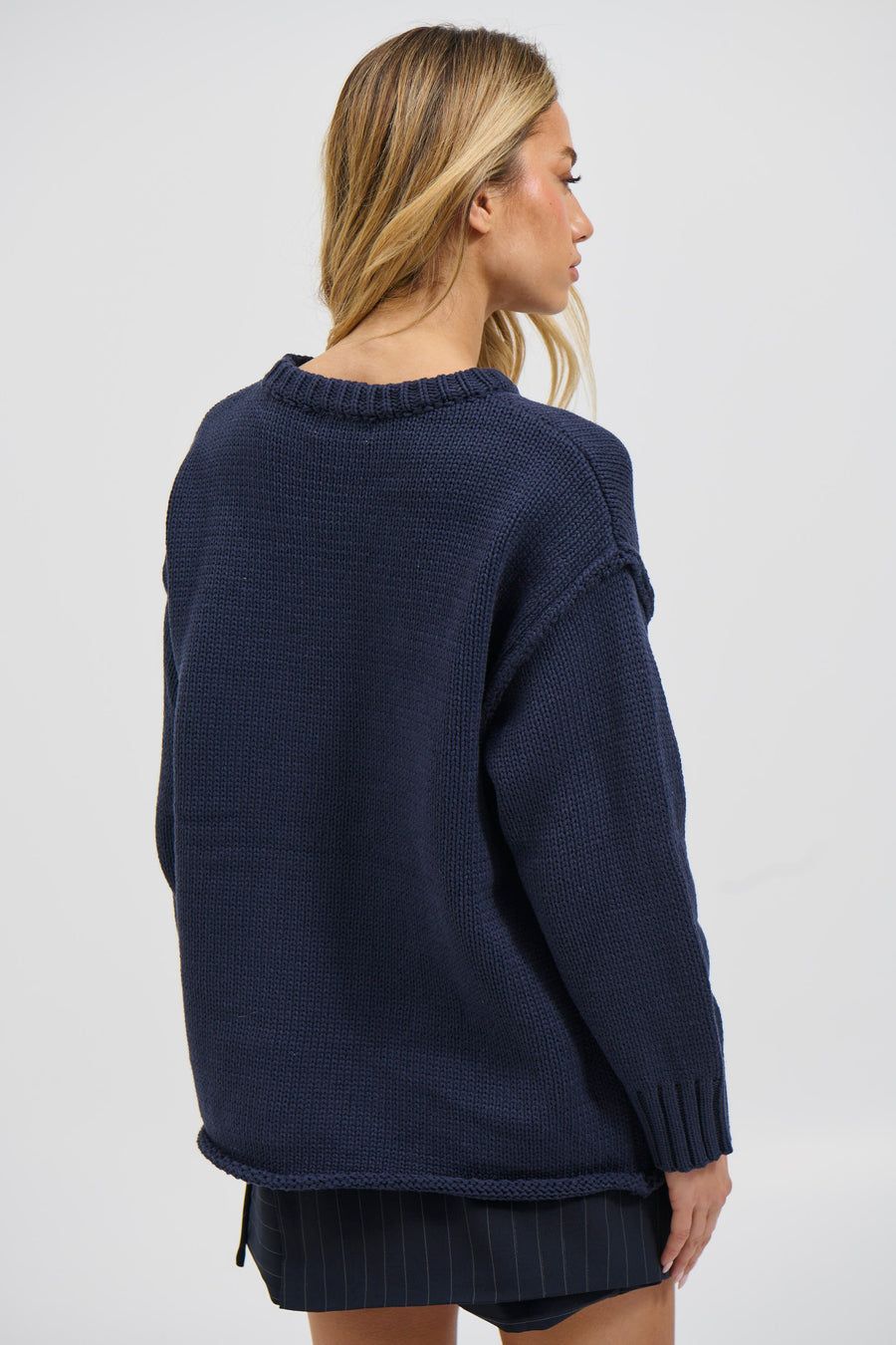 Toni Knit Jumper Navy